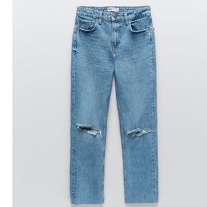 NEW Zara Slim Fit High Rise Jeans